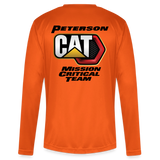 Peterson CAT Men's Zone Performance Long-Sleeve T-Shirt - orange