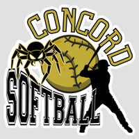 Concord Softball Bubble-free Sticker Packs (10, 15, 30, or 60)