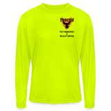 Phoenix (3) Men's Zone Performance Long-Sleeve T-Shirt - safety yellow