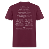 Fearful Symmetry Basic T-Shirt - burgundy