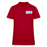 TForce Women's Pique Polo Shirt - cherry red