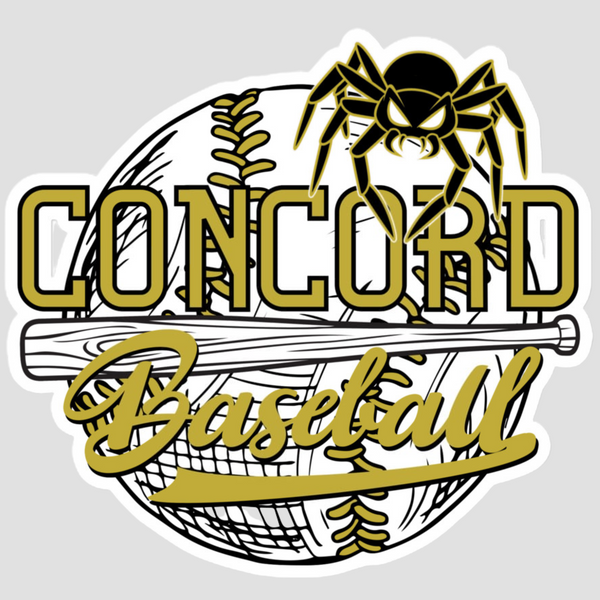 Concord Baseball Bubble-free Sticker Packs (10, 15, 30, or 60)