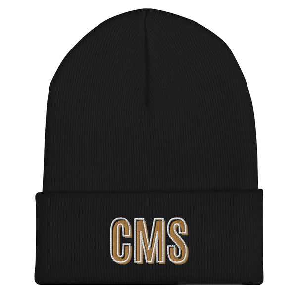 CMS Embroidered Cuffed Beanie