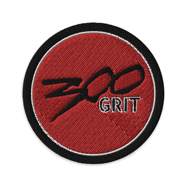 300 Grit Embroidered Patches