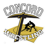 Concord Miners Wrestling Bubble-free Stickers