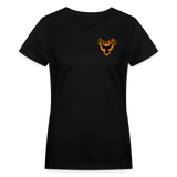 Phoenix Women's V-Neck T-Shirt - black