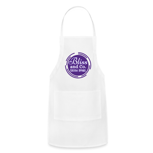 Adjustable Apron - white