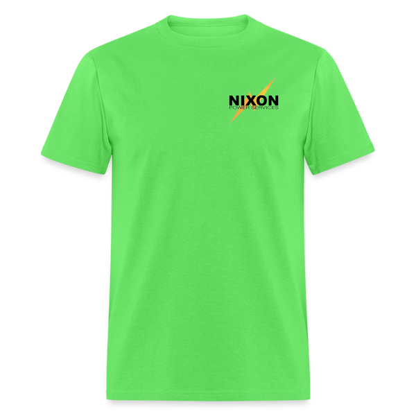 Nixon Power Services Classic T-Shirt (no sleeve print) - kiwi