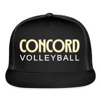 Concord Volleyball Printed Trucker Cap - black/black