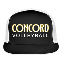 Concord Volleyball Printed Trucker Cap - black/white