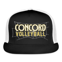 Concord Volleyball Web Printed Trucker Cap - black/white