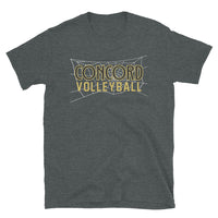 Concord Volleyball with Web Net Basic T-shirt