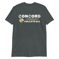 Concord Volleyball Distressed Basic T-Shirt - Customizable