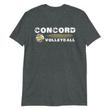 Concord Volleyball Distressed Basic T-Shirt - Customizable