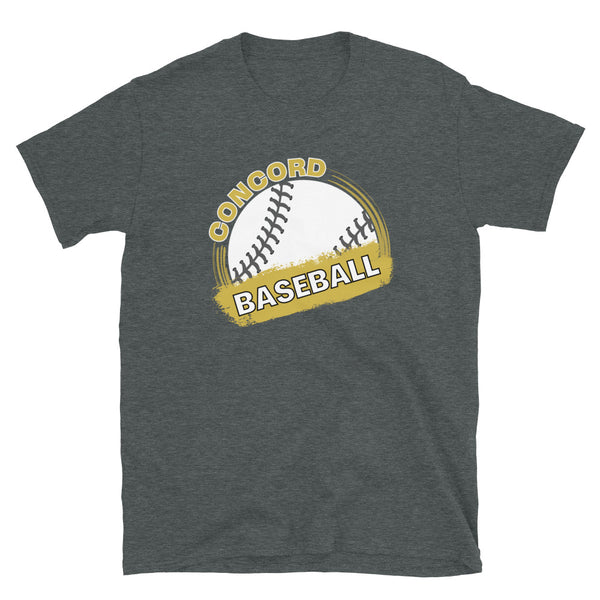 Concord Baseball (gold paint) Basic T-Shirt