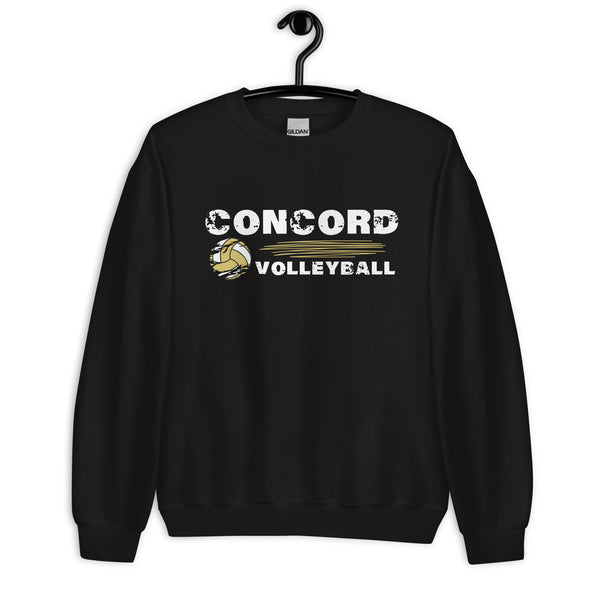 Concord Volleyball Distressed Unisex Sweatshirt