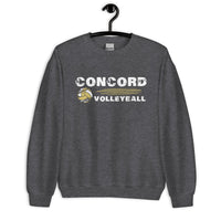 Concord Volleyball Distressed Unisex Sweatshirt