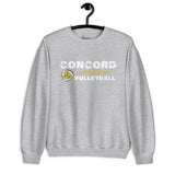 Concord Volleyball Distressed Unisex Sweatshirt