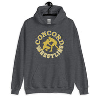 Concord Wrestling with Silhouette Unisex Hoodie