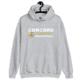 Concord Volleyball Distressed Unisex Hoodie