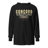 Concord Wrestling with Glow Hooded Long-Sleeve Tee