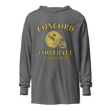 Concord Football "CHS Helmet" Hooded Long-Sleeve Tee