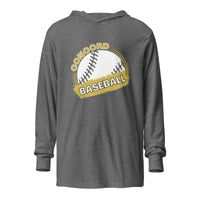 Concord Baseball (gold paint) Hooded long-sleeve tee