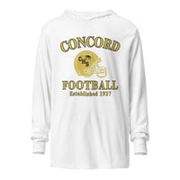 Concord Football "CHS Helmet" Hooded Long-Sleeve Tee
