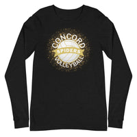 Concord Volleyball Gold Burst Unisex Long Sleeve Tee