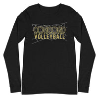 Concord Volleyball with Web Net Unisex Long Sleeve Tee - Customizable