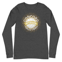 Concord Volleyball Gold Burst Unisex Long Sleeve Tee