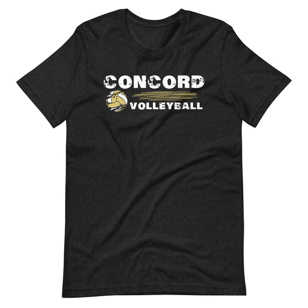 Concord Volleyball Distressed Blended T-shirt
