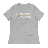 Concord Volleyball Distressed Women's Relaxed T-Shirt