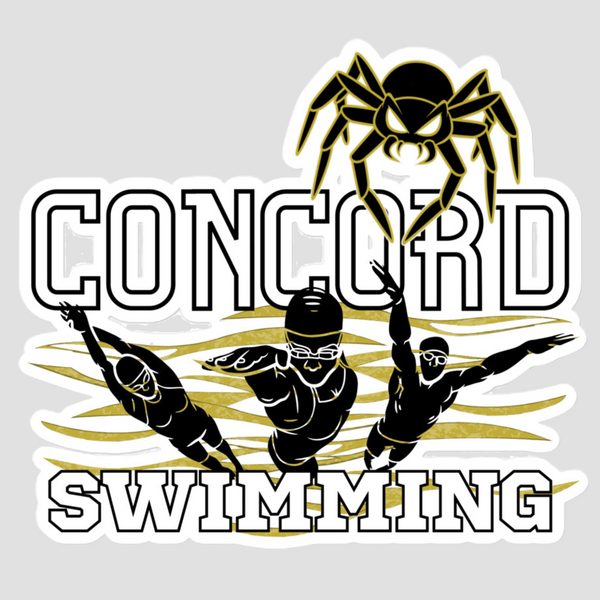 Concord Swimming Bubble-free Sticker Packs (10, 15, 30, or 60)