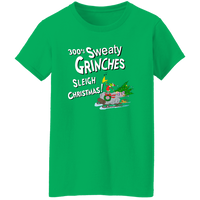 Sweaty Grinches Sleigh - Ladies' 5.3 oz. T-Shirt
