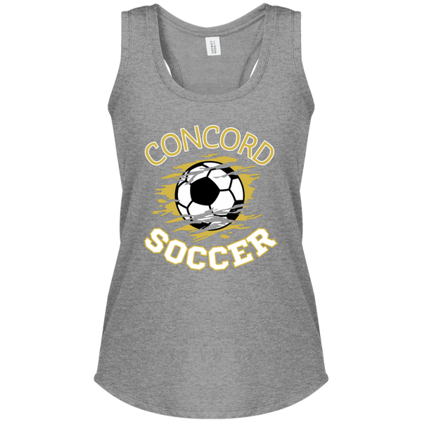 Concord Soccer (design 1) Women's Perfect Tri Racerback Tank