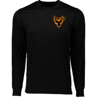 Phoenix Long Sleeve Moisture-Wicking Tee (front and back)
