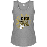 CHS Women's Soccer (Design 3) Women's Perfect Tri Racerback Tank