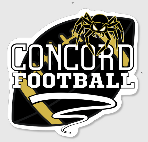Concord Football Bubble-free Sticker Packs (10, 15, 30, or 60)