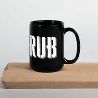 Rub Black Glossy Mug