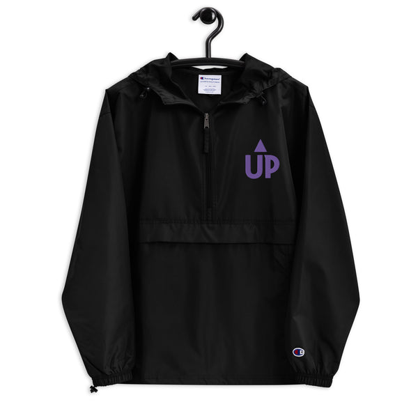 A Measure Up Embroidered Champion Packable Jacket