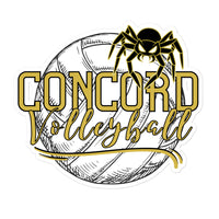 Concord Volleyball Bubble-free Stickers