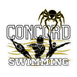 Concord Swimming Bubble-free Stickers
