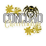 Concord Cheerleading Bubble-free Stickers
