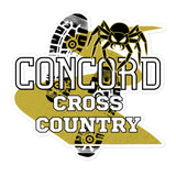 Concord Cross Country Bubble-free Stickers