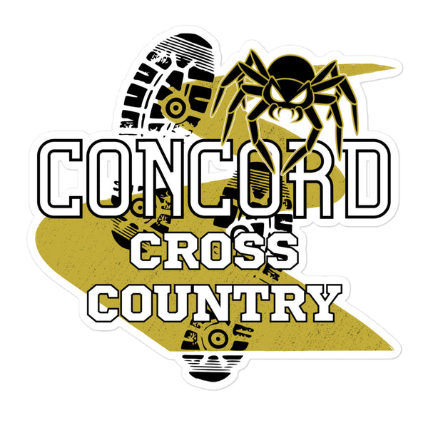 Concord Cross Country Bubble-free Stickers