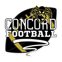 Concord Football Bubble-free Stickers
