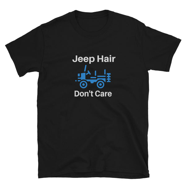 "Jeep Hair Don't Care" Soft-style T-Shirt