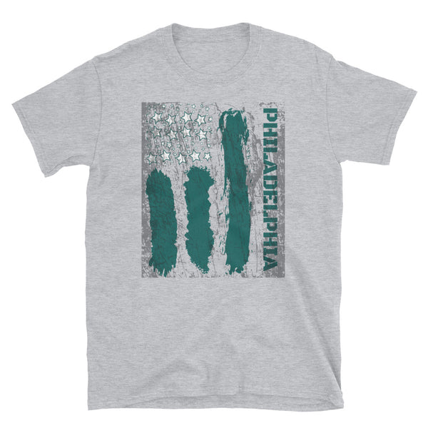 "Philadelphia" Flag Soft-style T-shirt