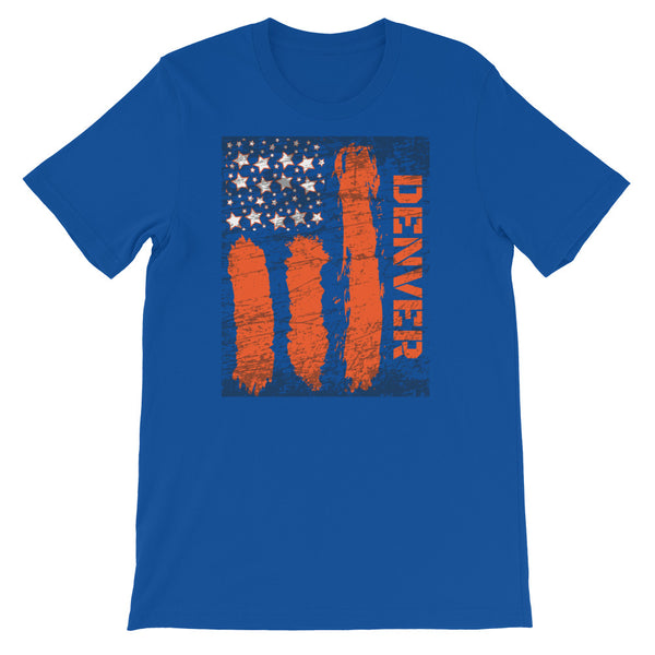 "Denver" Flag Style Blended T-shirt
